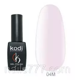 Гель лак Kodi  №04М, бело-розовый