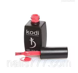 Гель лак Kodi  №60SL,  светлый красно-коралловый