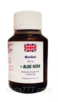 Ремувер пилинг для педикюра BioGel Aloe Vera, 60 мл