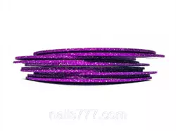 Сахарная лента для декора ногтей - Фиолетовая 2 мм