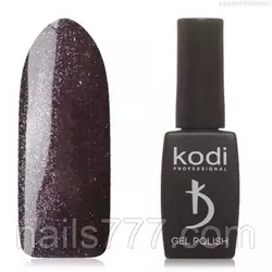 Гель лак Kodi  №01V, фиолетово-черный с микроблеcком