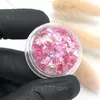 Слюда для дизайна ногтей, розовая