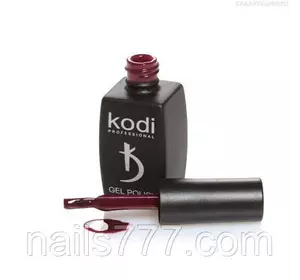 Гель лак Kodi  №80WN, цвета красного вина