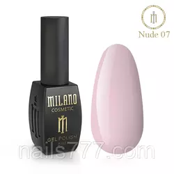 Гель Лак Milano Nude Collection 8 мл, №07