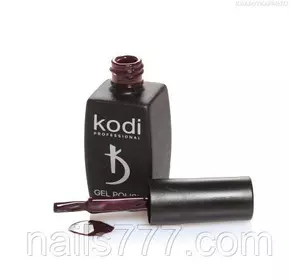 Гель лак Kodi  №100WN,темный фиолетово-бордовый