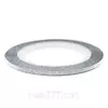 Сахарная лента для декора ногтей - Серебро 1 мм