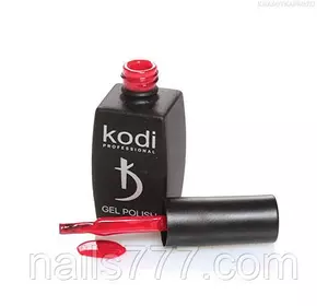 Гель лак Kodi  №80R,рубиново-красный