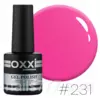 Гель лак Oxxi №231 (яркий розовый, эмаль) 8мл