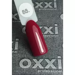 Гель лак Oxxi №088 (темный красно-малиновый, эмаль) 8мл