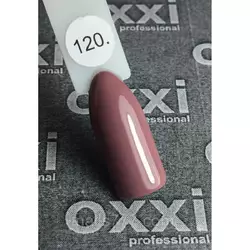 Гель лак Oxxi №120 (красно-бежевый, эмаль) 8мл