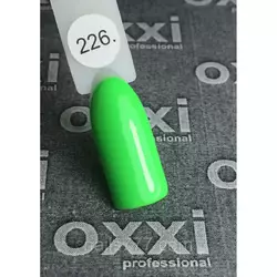 Гель лак Oxxi №226 (яркий салатовый) 8мл