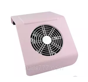 Мощный легкий пылесборник для ногтей 30 Вт, розовая